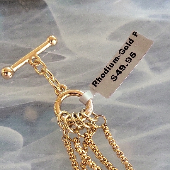 Bracelet Chain Gold Silver Toggle - Picture 4 of 7